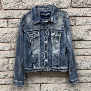 Rosie Denim Jacket with Button Front